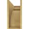 Ekena Millwork 9"W x 27"D x 18"H Classic Yorktown Rough Cedar Woodgrain TimberThane Corbel, Primed Tan CORUR09X27X18YORRCPR - alternate 5